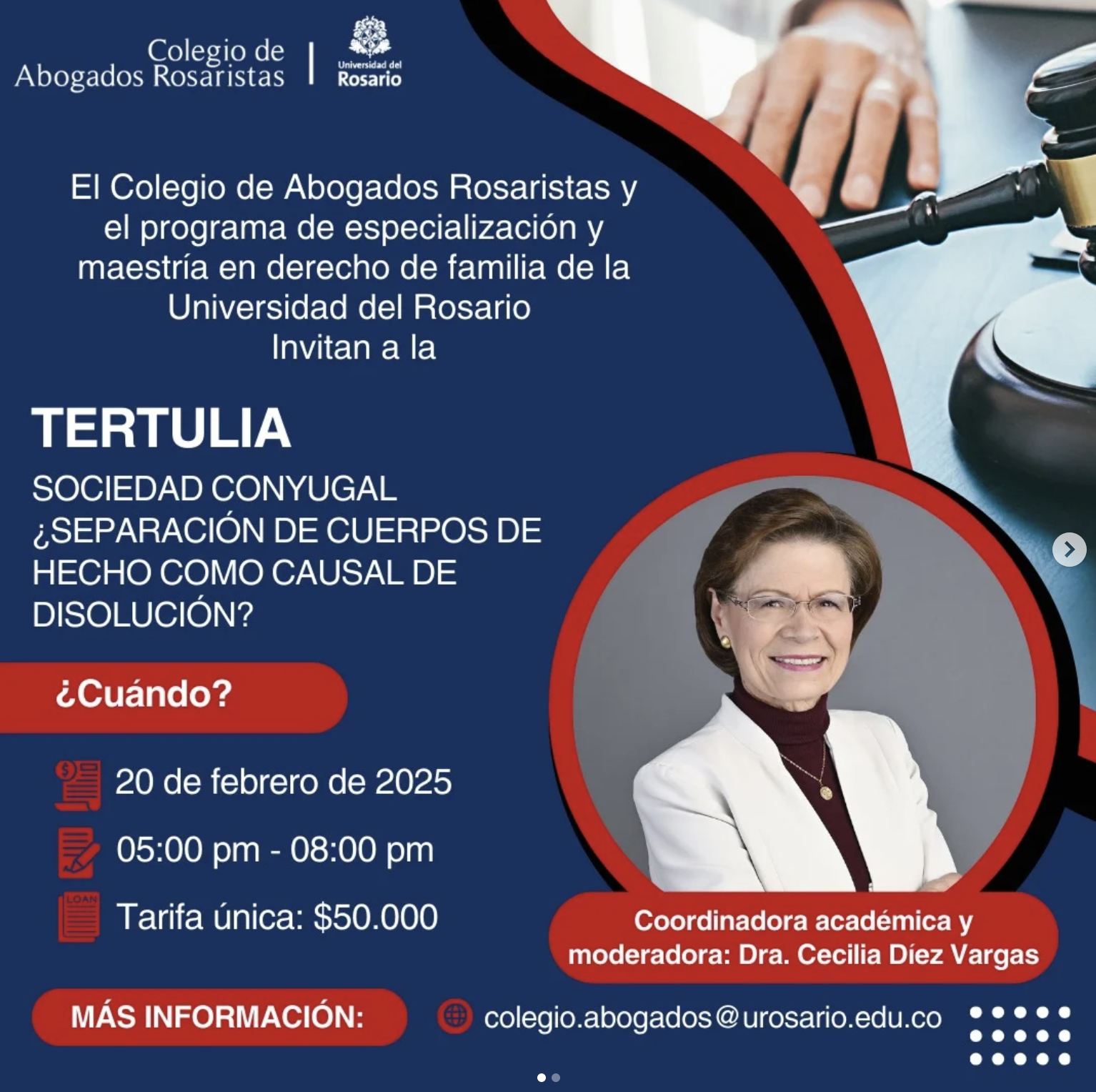 Tertulia | Sociedad conyugal ¿Separación de cuerpos de hecho como causal de disolución?