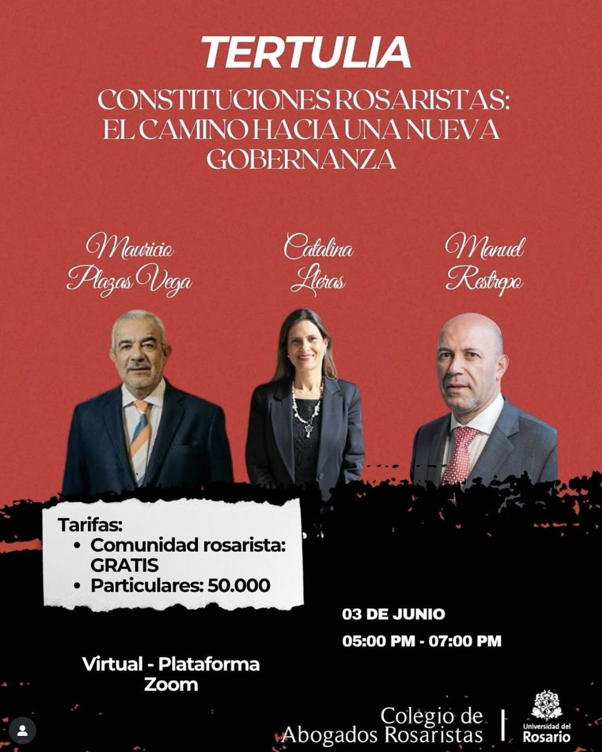 Tertulia | “Constituciones rosaristas: El camino hacia una nueva gobernanza”