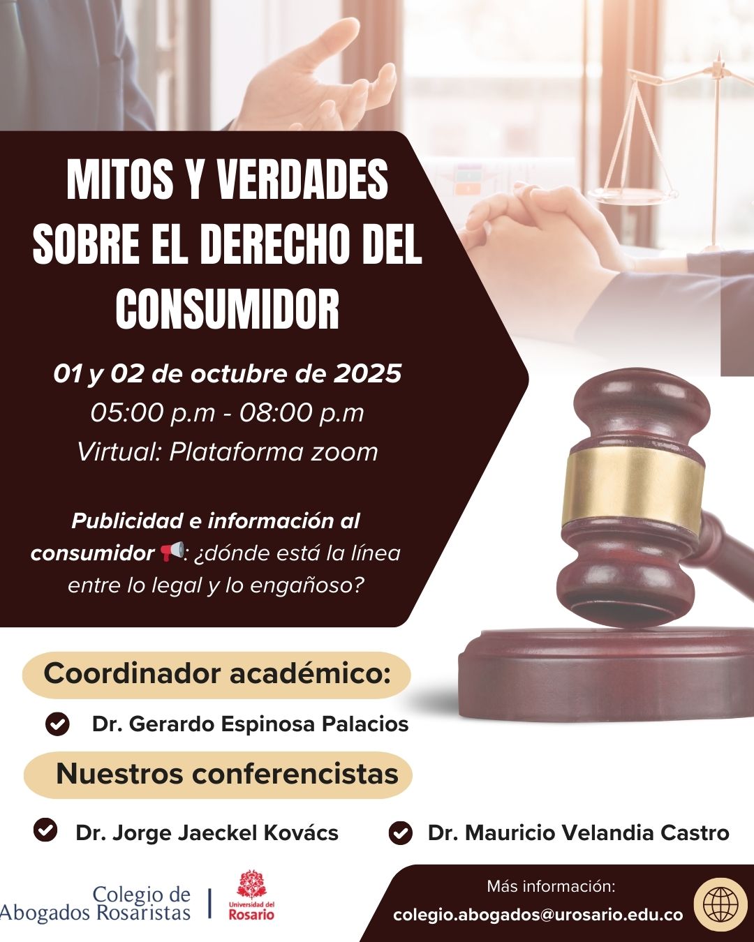 SEMINARIO: MITOS Y VERDADES SOBRE EL DERECHO DEL CONSUMIDOR